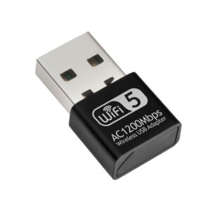 WIFI към USB адаптер 1200Mbps за компютър 5 GHz