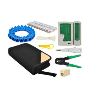 Комплект клещи за кримпване + тестер за RJ45, RJ11 кабели