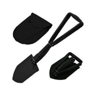 Сгъваема метална лопата за риболов, сняг, пясък, къмпинг