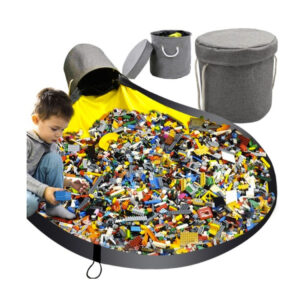 Детски кош за играчки/пъзели с постелка