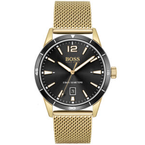 Hugo Boss 1513901 мъжки часовник в жълто злато и дата 41 мм