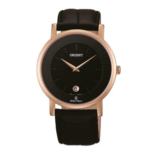 Orient FGW0100BB0 унисекс кварцов часовник в розово злато и дата 38мм