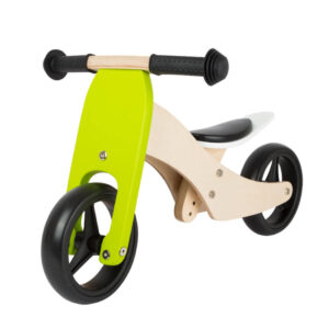 Дървен велосипед-триколка 2 в 1 зелен от Small Foot