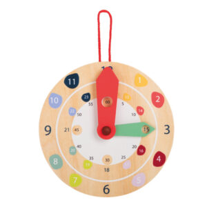 Дървен образователен часовник за деца Small Foot