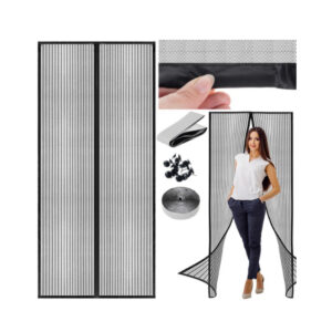 Комарник мрежа за врата с магнит против насекоми 100 х 210 см