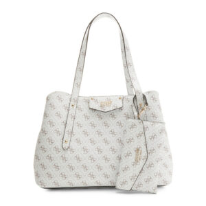 Guess HWESG8 39009 дамска бяла кожена чанта