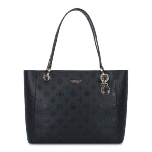 Guess HWPG87 47230 GALERIA дамска черна кожена чанта