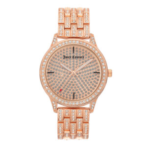 Juicy Couture JC/1138PVRG дамски часовник в розово злато с камъни 38 мм