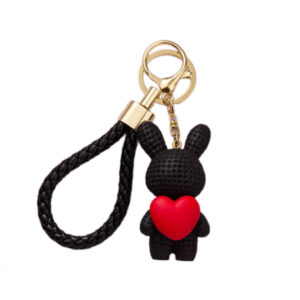 Ключодържател черно мече със сърце