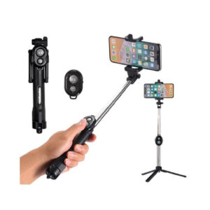 2 в 1 селфи стик и статив с дистанционно за мобилни телефони
