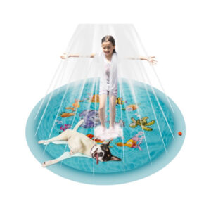 Водна детска постелка с фонтани за разхлаждане в летните дни