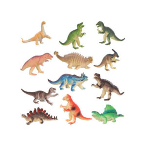 Комплект от 12 различни фигури на динозаври
