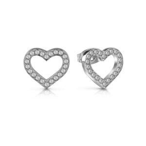 Guess JUBE02180JWRHTU дамски обеци със сребърно покритие и камъни SWAROVSKI