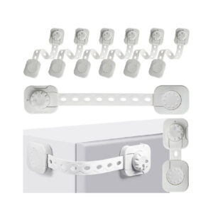 Заключващ механизъм за шкафове и гардероби, 6 броя