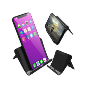 Универсална черна поставка за телефони и таблети