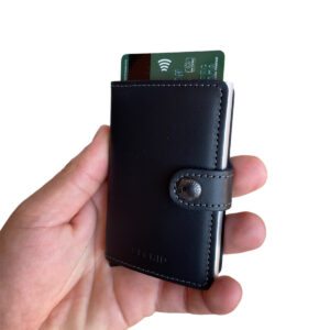 Secrid мини портмоне с аломунием калъф за карти с RFID срещу копиране на картите