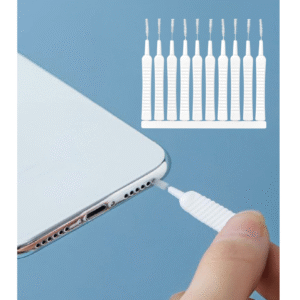 Комплект 10 четки за почистване на дупки за мобилен телефон, душ слушалка, домакински уреди