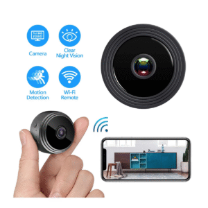 Мини скрита WiFi безжична камера за наблюдение с детектор за движение, нощно виждане, Full HD, 1080P 32GB