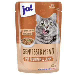 YES! храна за котки от пуешко и агнешко месо 100гр