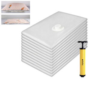 Комплект 10 броя вакуумни пликове/торби за съхранение на дрехи 50 x 70 см