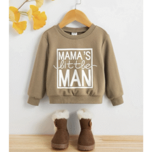 SHEIN детска блуза с дълъг ръкав и щампа