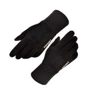 Ръкавици с функция за сензорен екран, велур, PU кожа, плюшен интериор